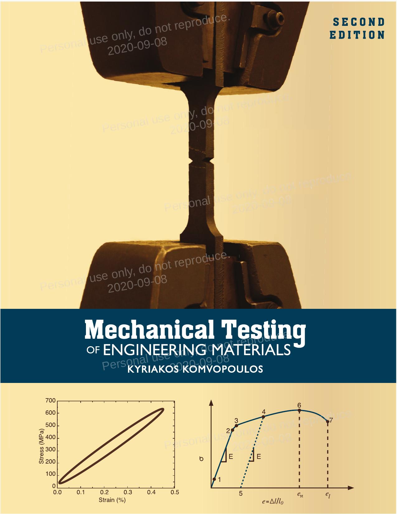 (eBook PDF)Mechanical Testing of Engineering Materials 2nd Edition by Kyriakos Komvopoulos