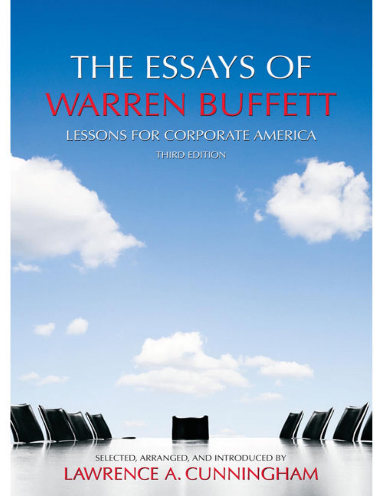 (eBook PDF)The Essays of Warren Buffett_ Lessons for Corporate America, Fourth Edition