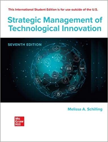 (eBook PDF)Strategic Management of Technological Innovation 7th Edition  by Melissa A. Schilling Associate Professor of Management 