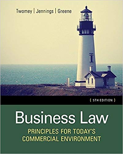 (eBook PDF)Business Law - Principles for Today s Commercial Environment 5th Edition by David P. Twomey,Marianne M. Jennings,Stephanie M Greene