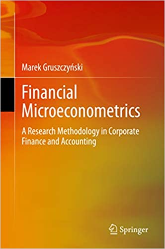 (eBook PDF)Financial Microeconometrics: A Research Methodology in Corporate Finance and Accounting by Marek Gruszczyński