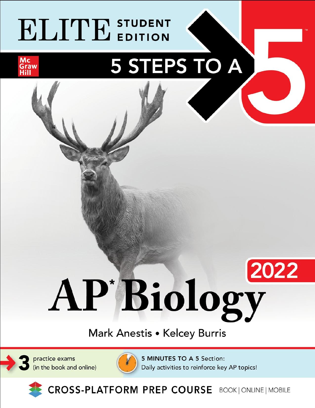 (eBook PDF)5 Steps to a 5: AP Biology 2022 Elite Student Edition by  Mark Anestis  , Kelcey Burris
