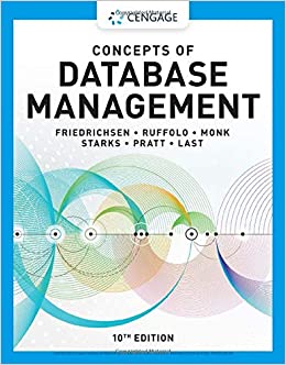 (eBook PDF)Concepts of Database Management, Edition 10th by Lisa Friedrichsen , Lisa Ruffolo , Ellen Monk 