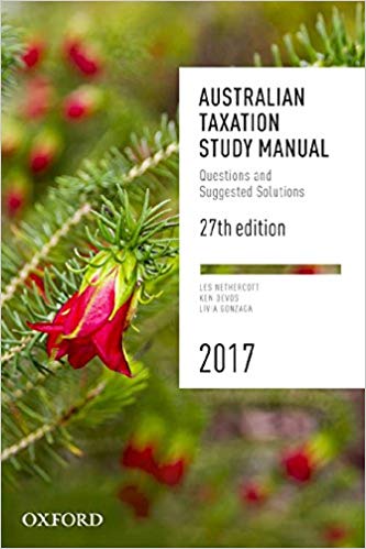 (eBook PDF)Australian Taxation Study Manual 2017 by Les Nethercott ,‎ Dr Ken Devos ,‎ Dr Livia Gonzaga 