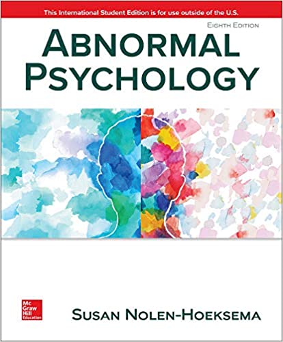 (eBook PDF)ISE Abnormal Psychology 8th Edition  by Susan Nolen-Hoeksema