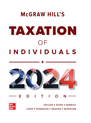 (eBook PDF)Mcgraw-Hill s Taxation Of Individuals 2024 Edition by  Brian Spilker , Benjamin Ayers