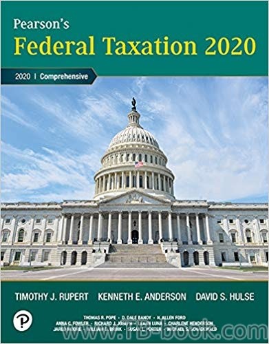 (Test Bank)Pearson’s Federal Taxation 2020 Comprehensive 33rd Edition