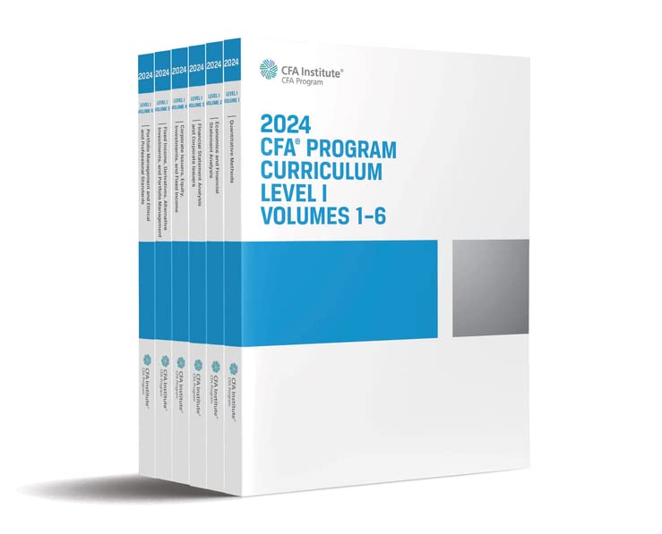 (eBook PDF)2024 CFA Program Curriculum Level I Box Set by CFA Institute 