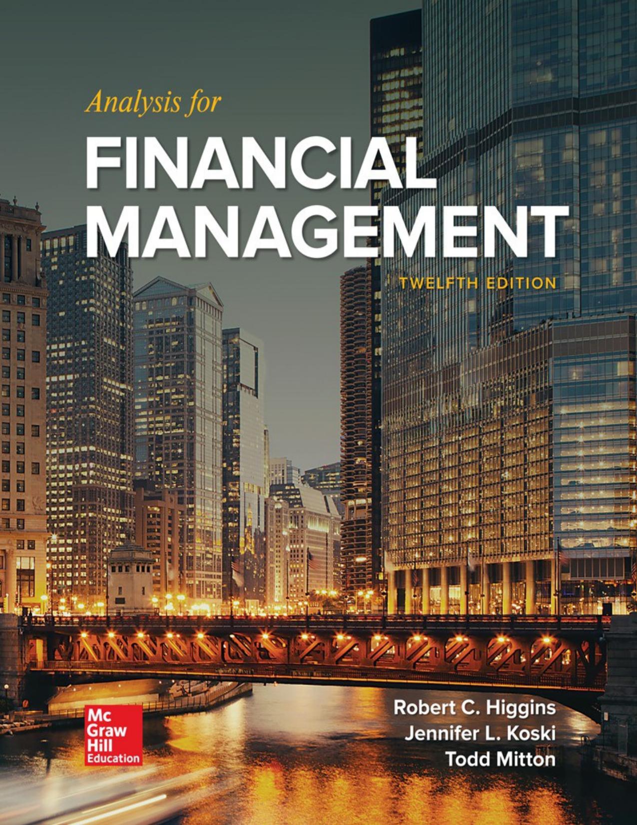 (eBook PDF)Analysis for Financial Management 12th Edition by  Robert C. Higgins
