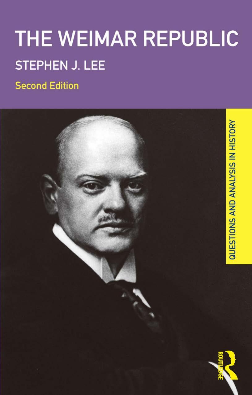 (eBook PDF)The Weimar Republic (Questions and Analysis in History) 2nd Edition by Stephen J. Lee