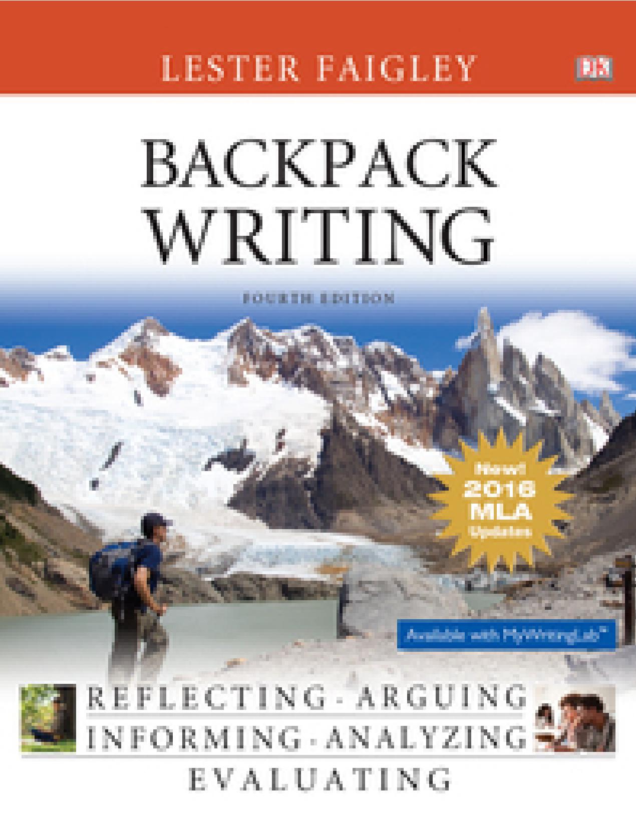 (eBook PDF)Backpack Writing 4th Edition by Lester Faigley