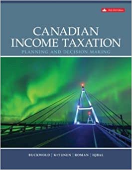 (eBook PDF)Canadian Income Taxation Planning and Decision Making 2022-2023 Edition  by Abraham Iqbal William Buckwold, Joan Kitunen, Matthew Roman