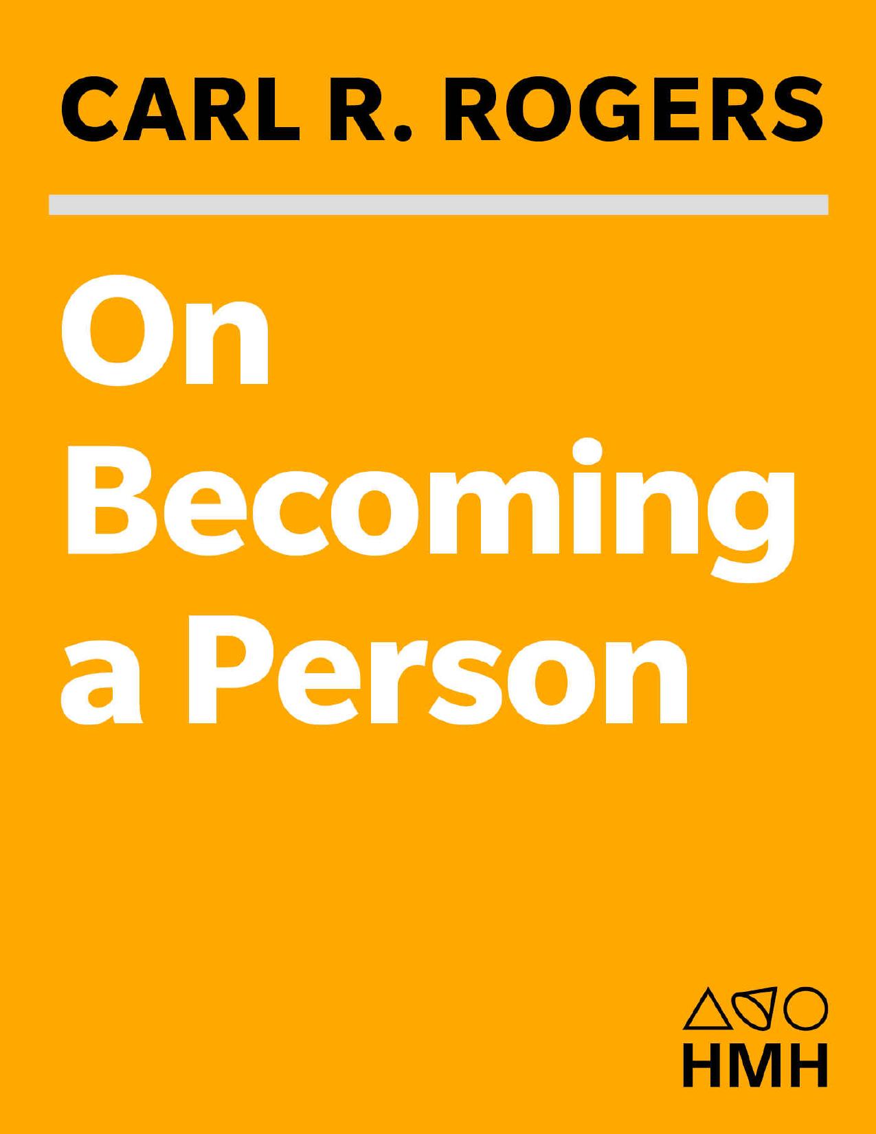 (eBook PDF)On Becoming A Person A Therapist＆＃39;s View of Psychotherapy by Carl Rogers