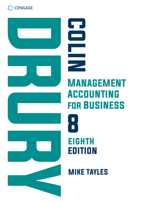 (eBook PDF)Management Accounting for Business 8th Edition  by Drury