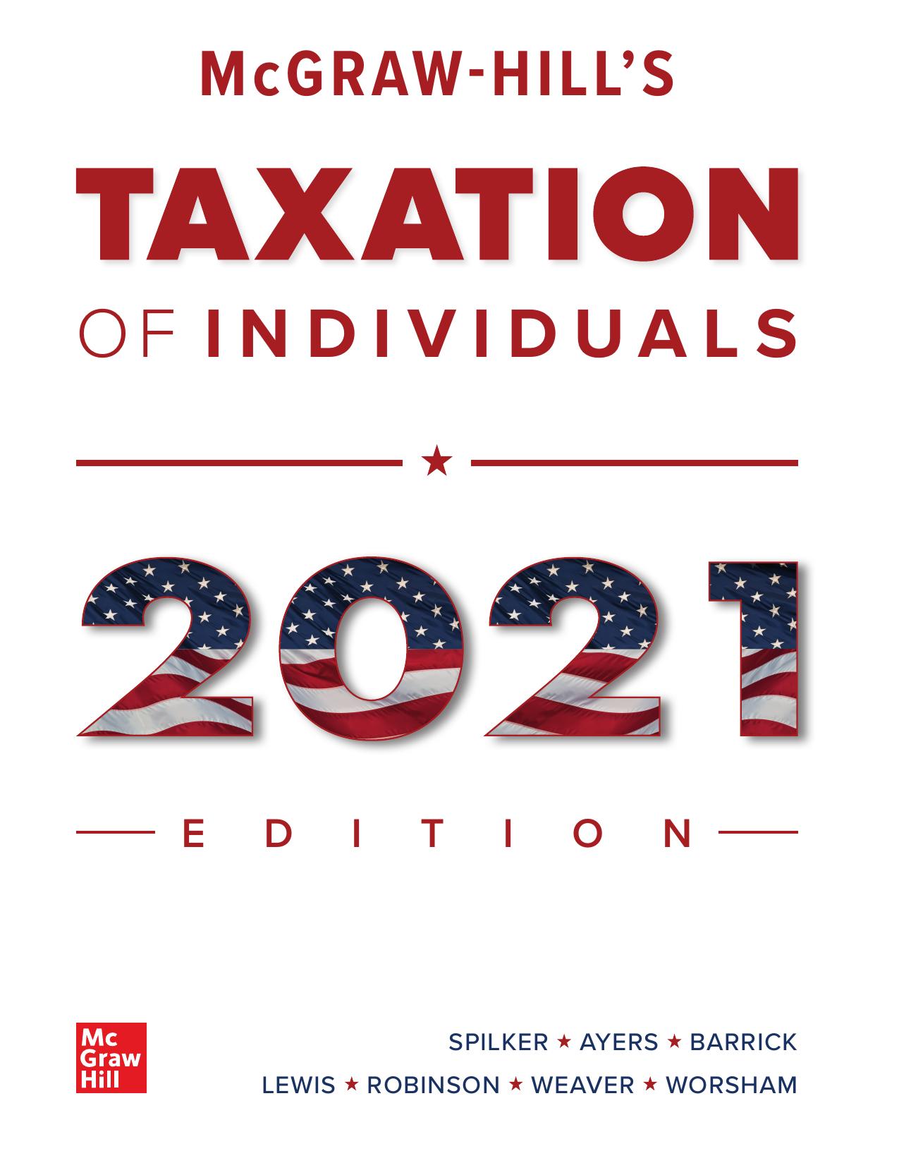 (eBook PDF)McGrawHill's Taxation of Individuals 2021 Edition 12th