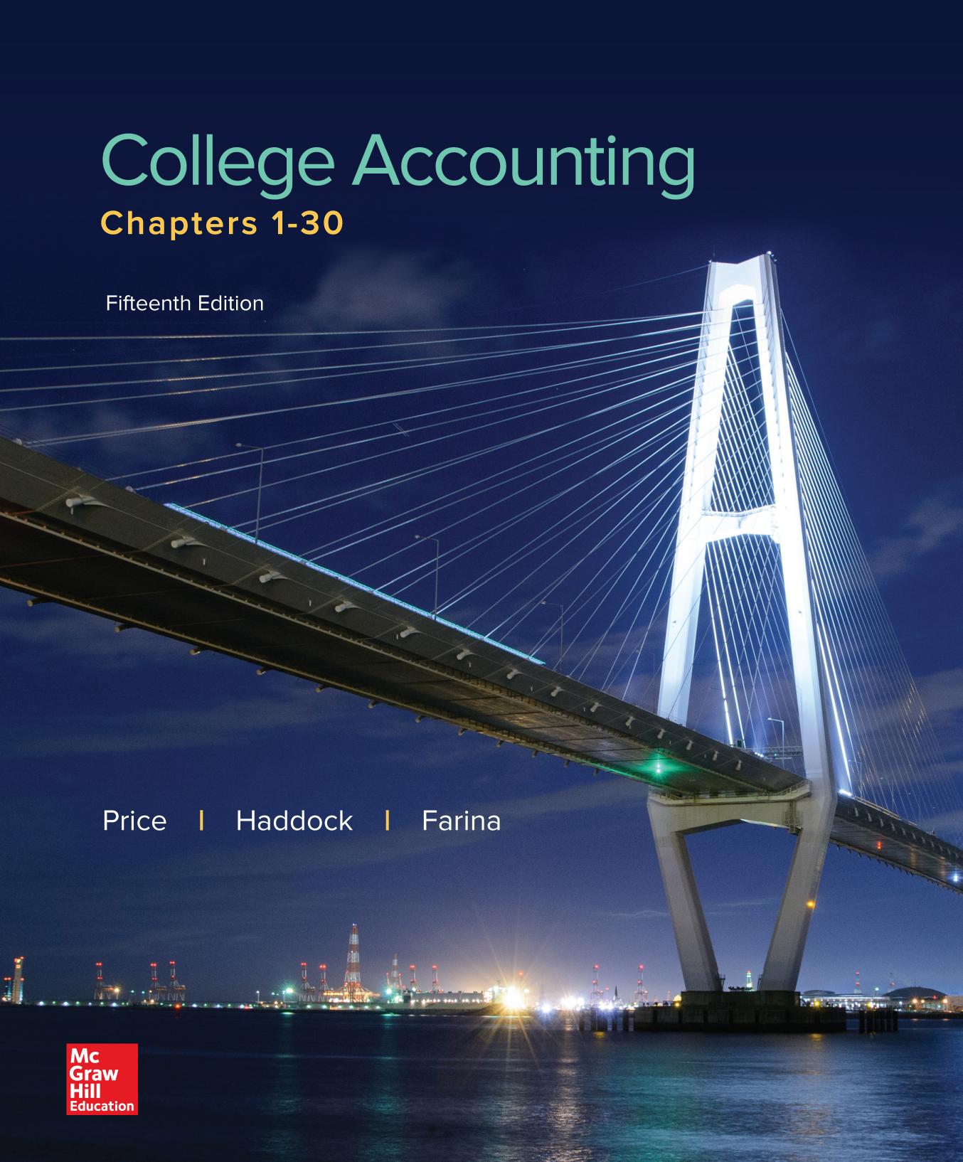 (eBook PDF)College Accounting (Chapters 1-30) 15th Edition by John Price,M. David Haddock,M. David Haddock