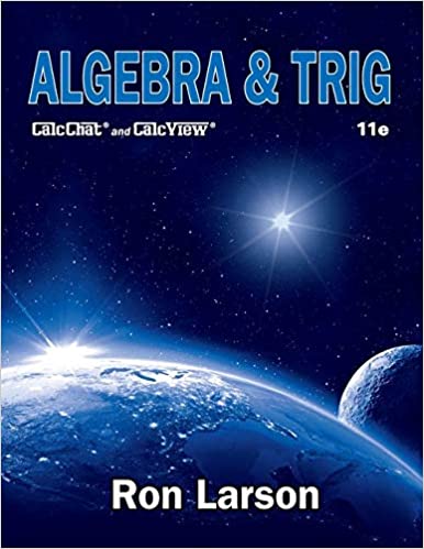 (eBook PDF)Algebra and Trig, 11th Edition  by Ron Larson