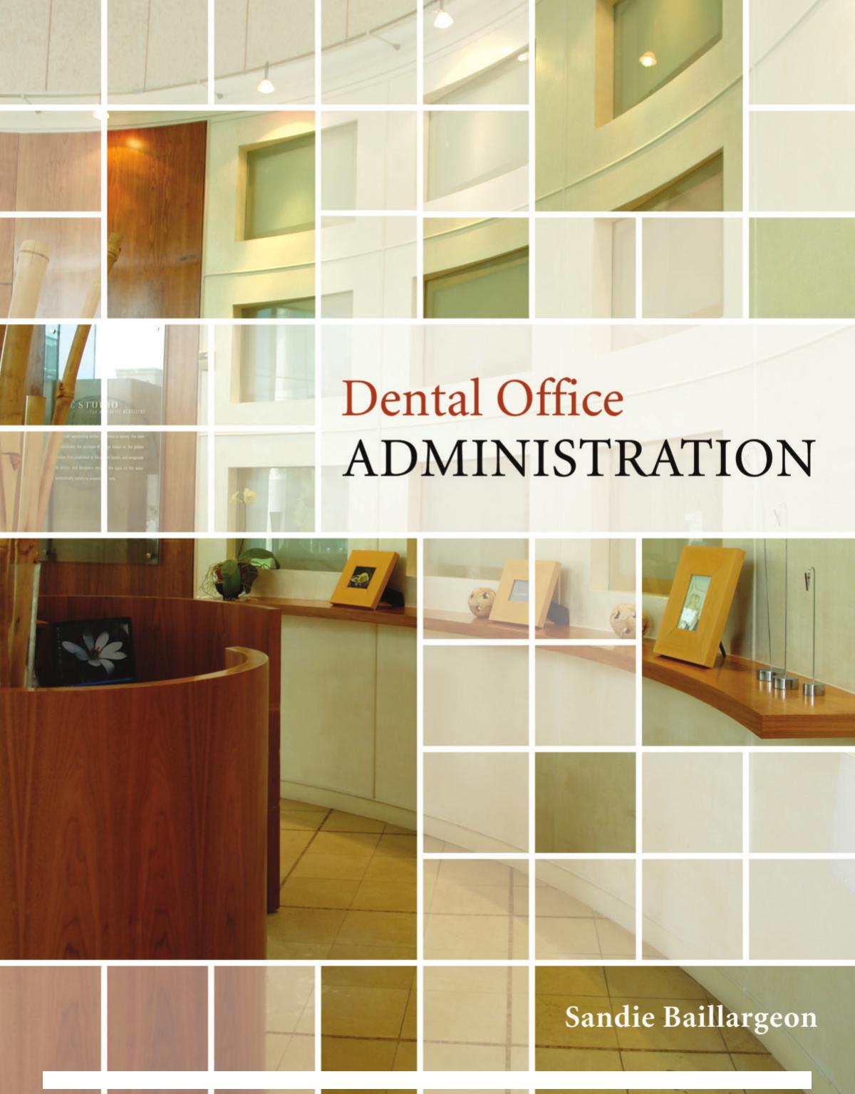 (eBook PDF)Dental Office Administration 1st Edition by Sandie Baillargeon