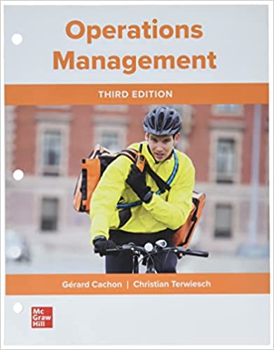 (eBook PDF)ISE EBook Operations Management 3rd Edition  by Gerard Cachon , Christian Terwiesch 