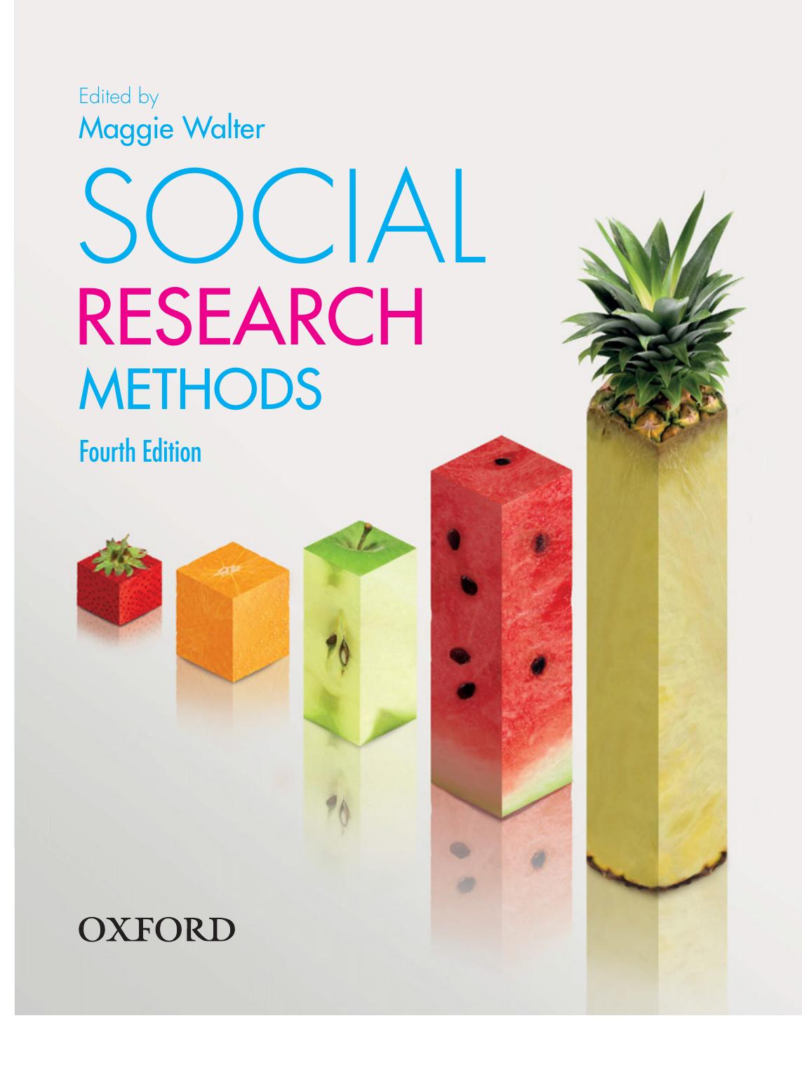 (eBook PDF)Social Research Methods 4th Edition by Walter, Maggie