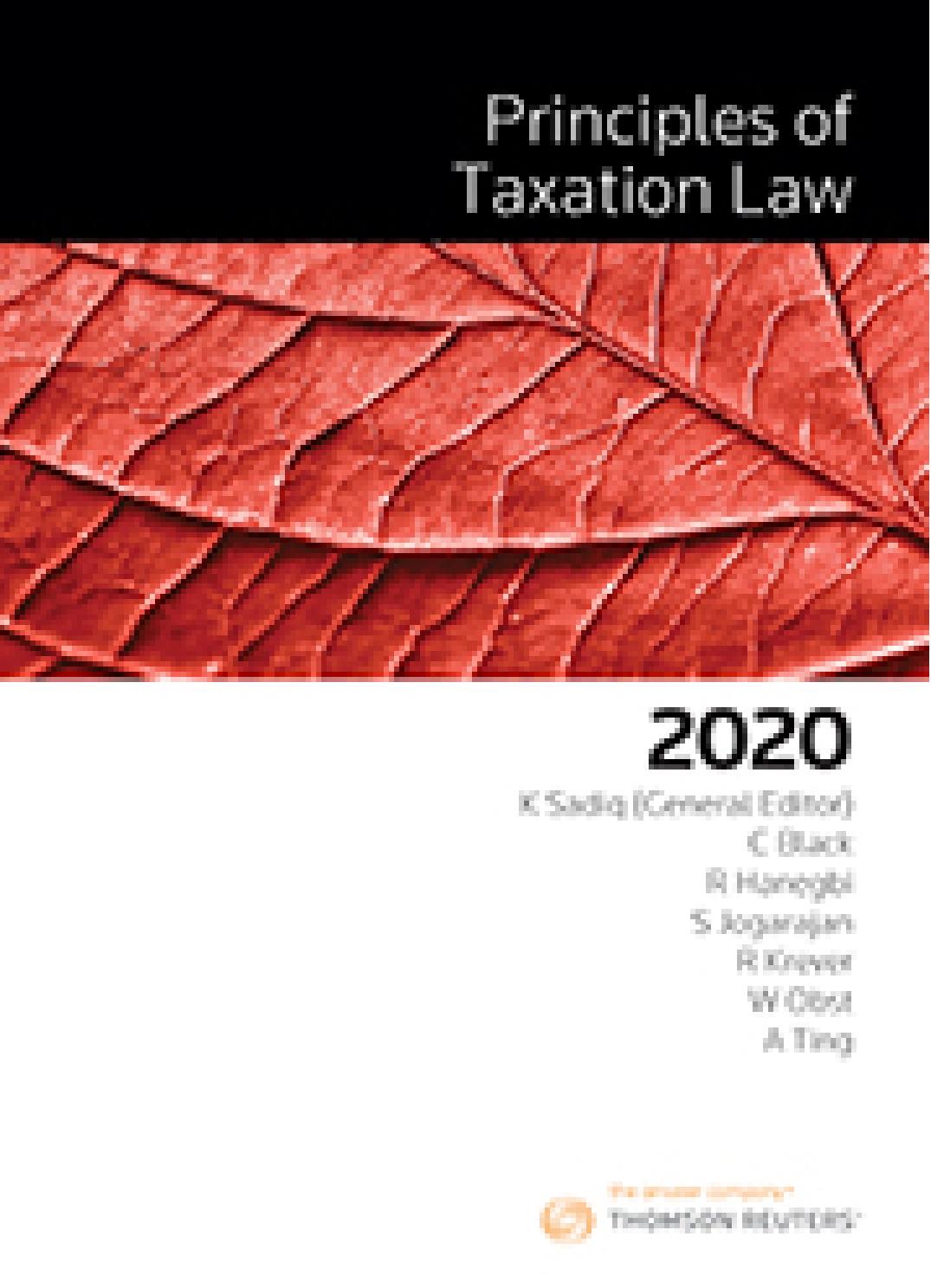 (eBook PDF)Principles of Taxation Law 2020