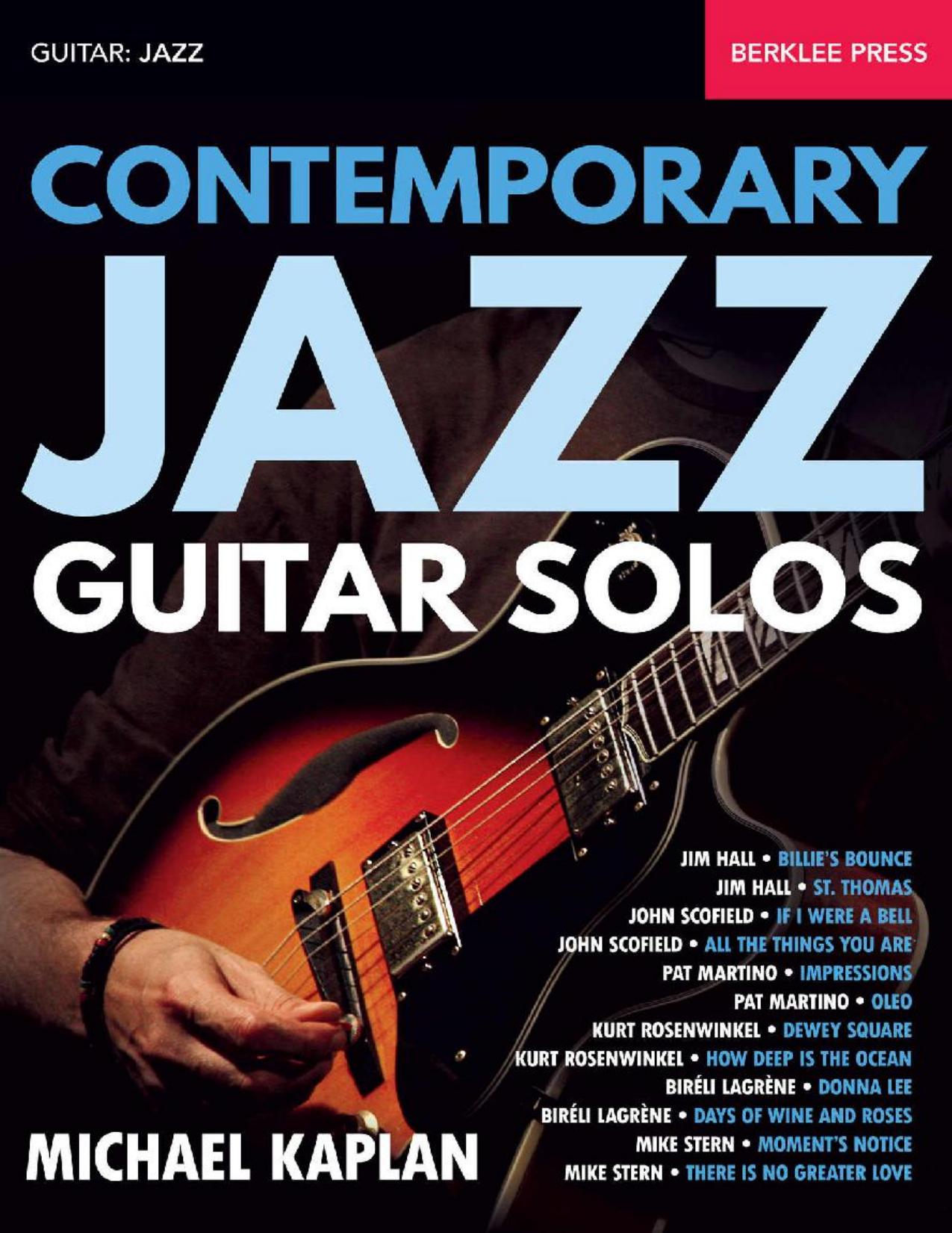 (eBook PDF)Contemporary Jazz Guitar Solos by Michael Kaplan