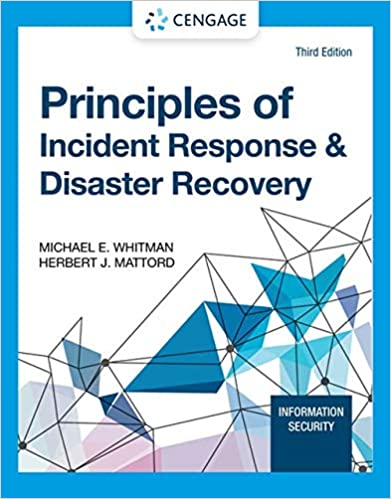 (eBook PDF)Principles of Incident Response & Disaster Recovery, 3rd Edition  by Michael Whitman , Herbert Mattord 