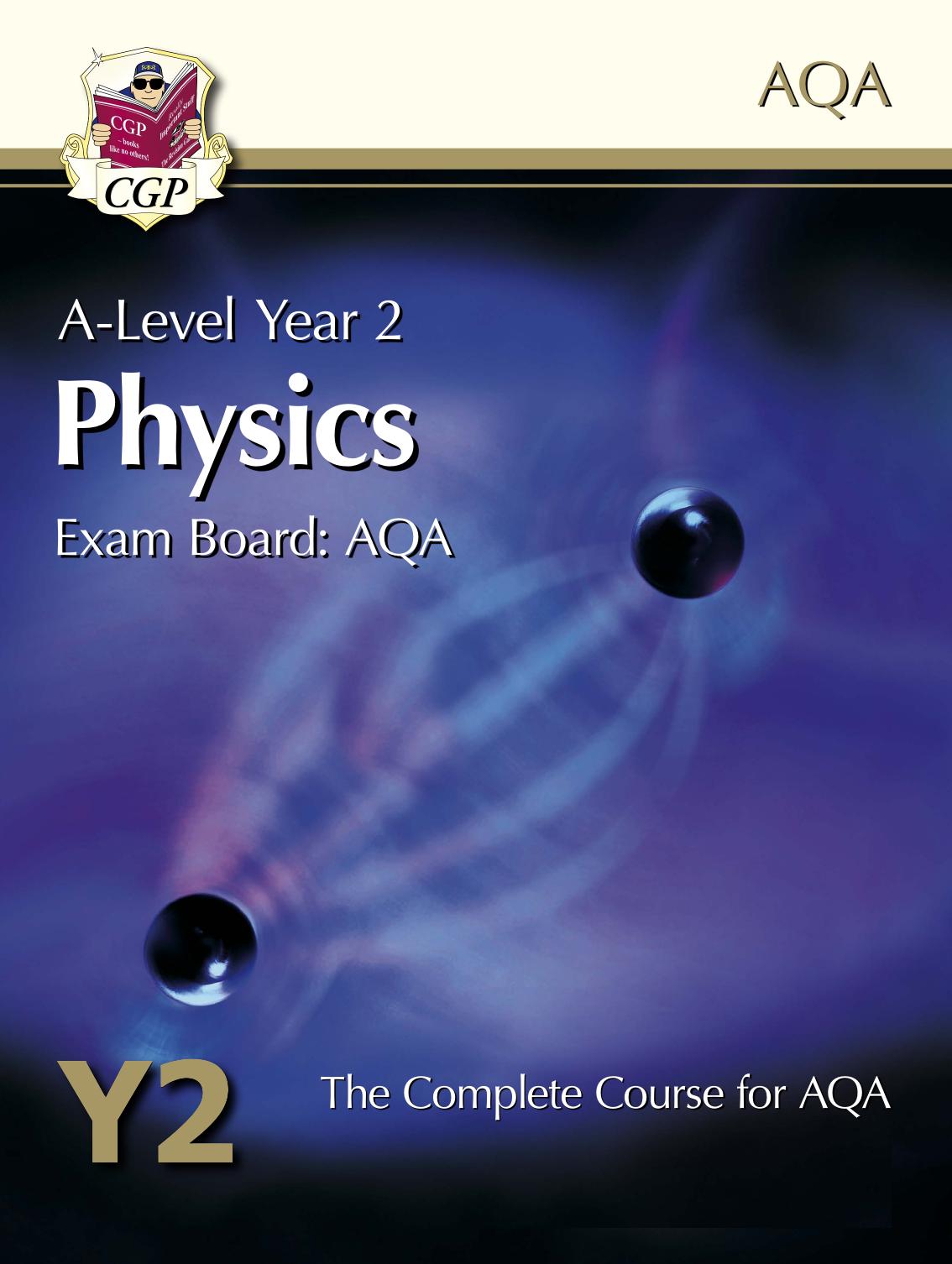 (eBook PDF)A-Level Physics for AQA: Year 2 Student Book by CGP Books