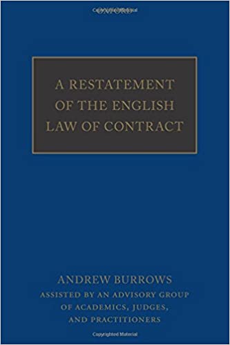 (eBook PDF)A Restatement of the English Law of Contract 2nd Edition by Andrew Burrows 