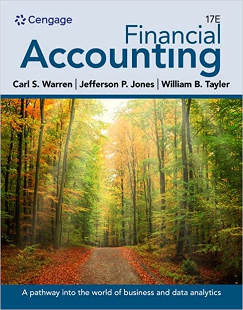 (eBook PDF)Financial Accounting 17th Edition  by Carl S. Warren , Jefferson P. Jones , William Tayler 