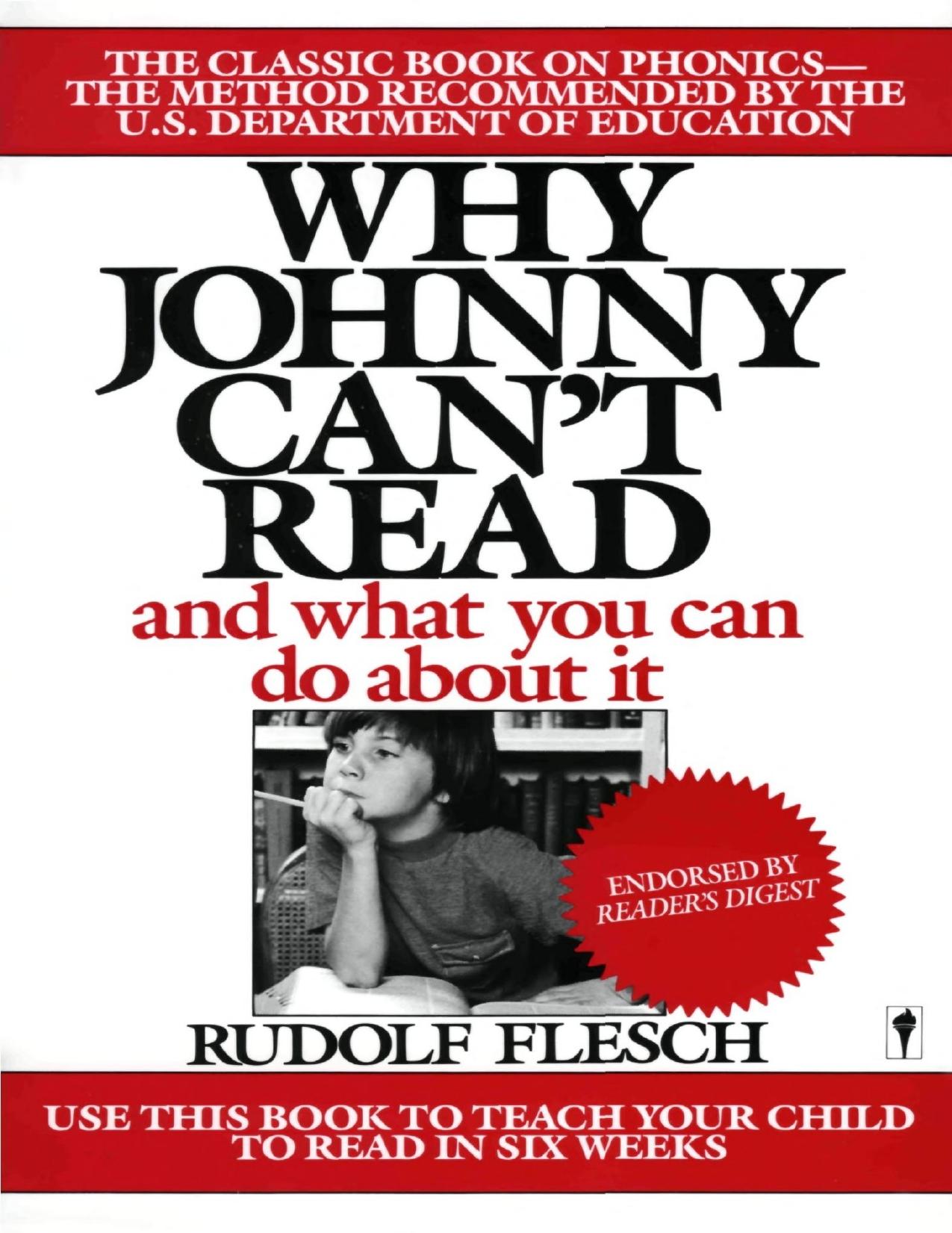 (eBook PDF)Why Johnny Can＆＃39;t Read?: And What You Can Do About It by Rudolf Flesch