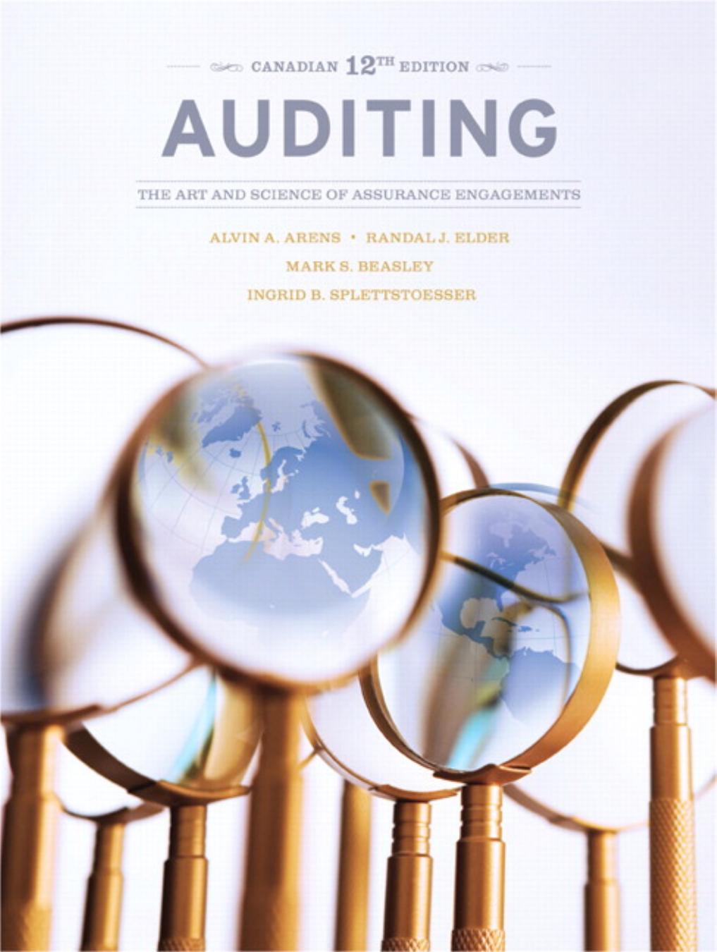 (eBook PDF)Auditing The Art and Science of Assurance Engagements, 12th Canadian Edition by Alvin A. Arens,Randal J. Elder