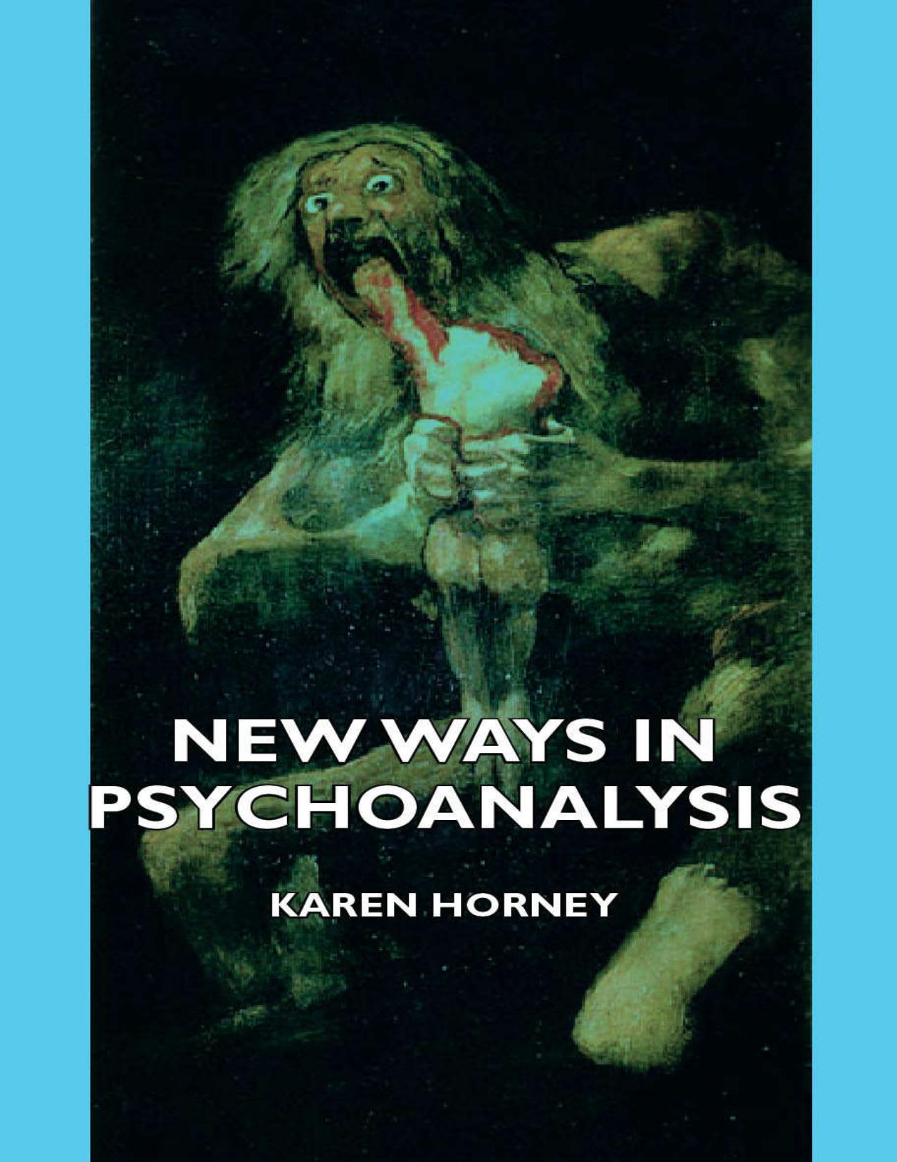 (eBook PDF)New Ways in Psychoanalysis by Karen Horney
