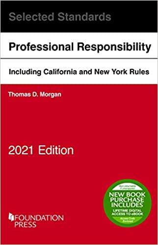 (eBook PDF)Morgan s Model Rules of Professional Conduct and Other Selected Standards Including California 2021 by Thomas D. Morgan 
