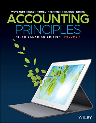 (eBook PDF)Accounting Principles, Volume 1 Ninth Canadian Edition  by Jerry J. Weygandt,Donald E. Kieso
