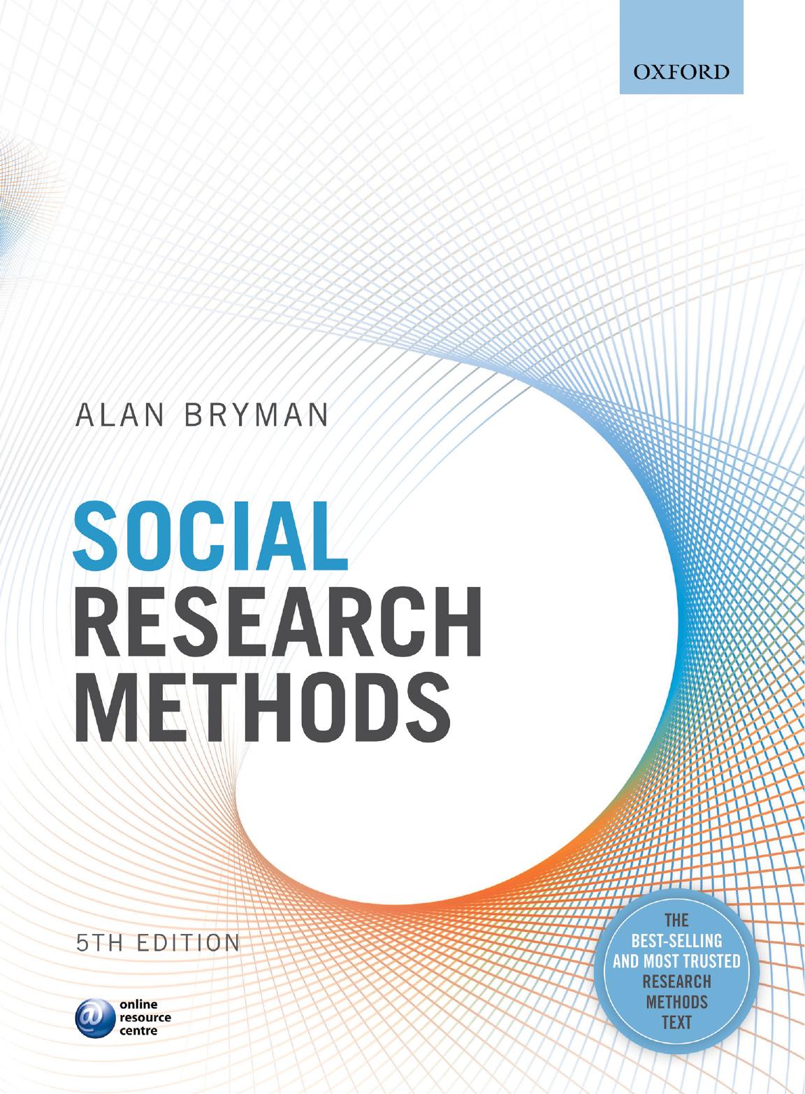 (eBook PDF)Social Research Methods 5th Edition by Alan Bryman