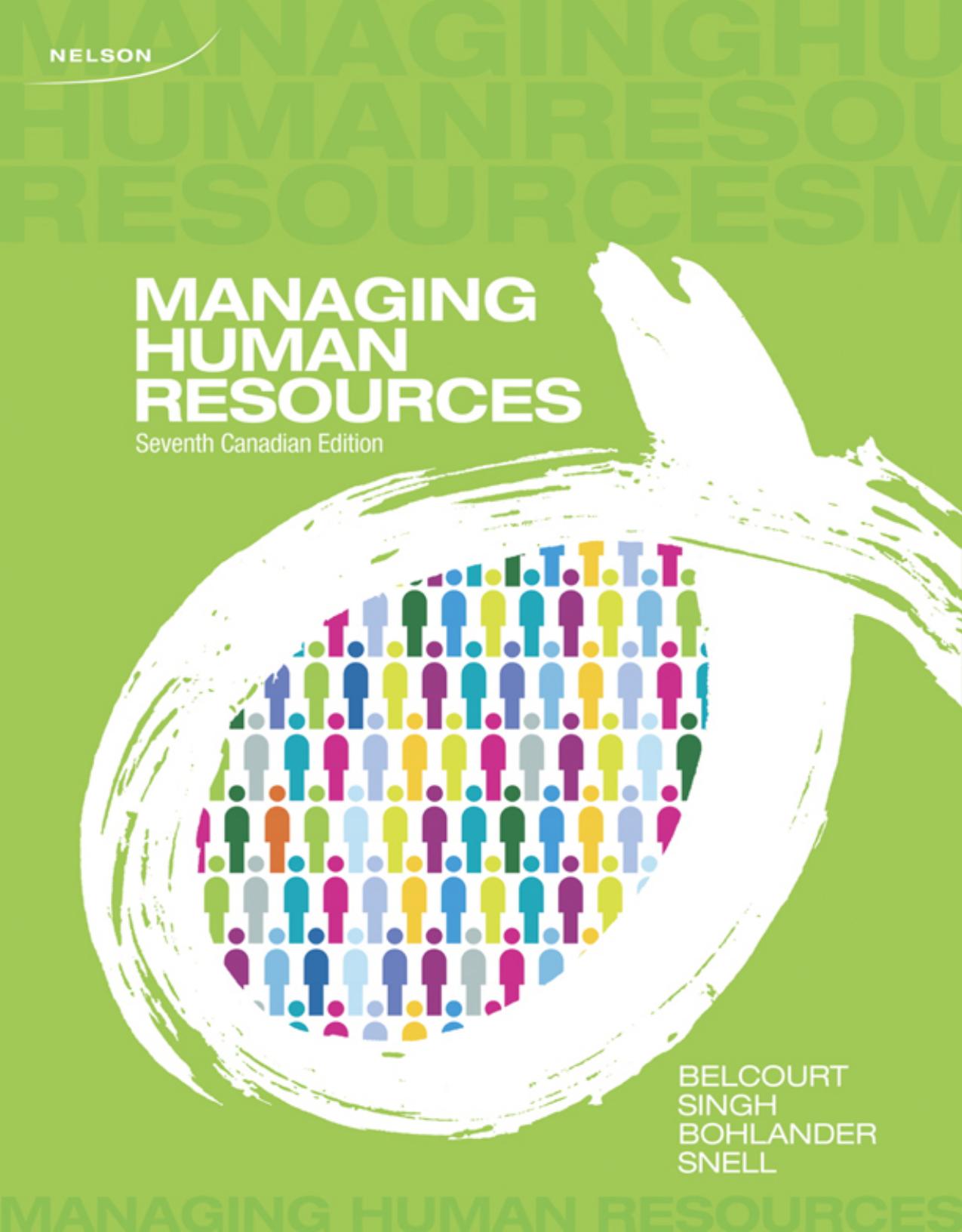 (eBook PDF)Managing Human Resources 7th Canadian Edition by Monica Belcourt,Parbudya Singh