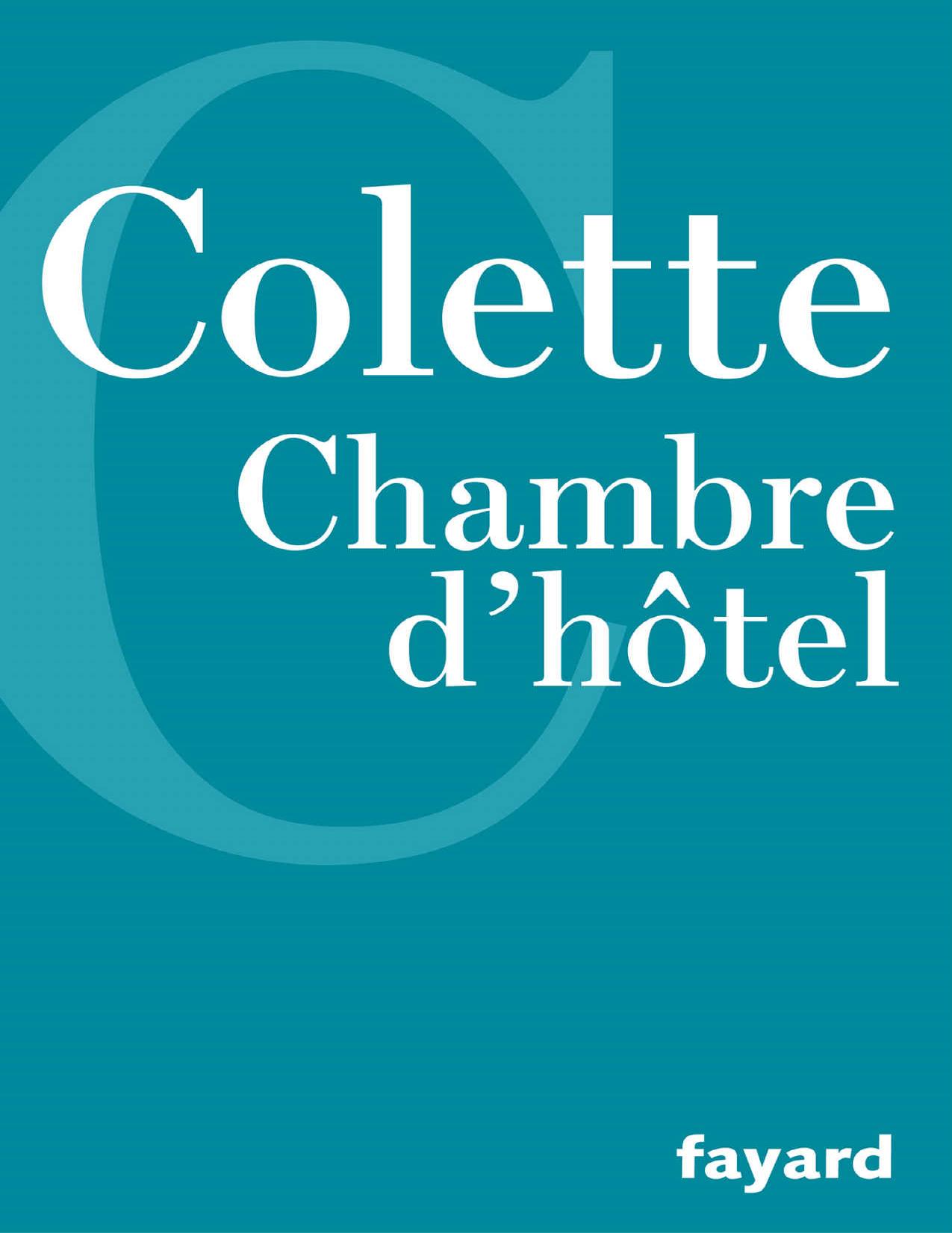 (eBook PDF)Chambre d'hôtel (Littérature Française) (French Edition) by Colette