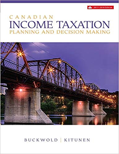 (eBook PDF)Canadian Income Taxation 2017-2018  by William Buckwold ,‎ Joan Kitunen 