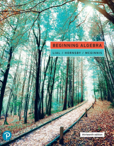 (eBook PDF)Beginning algebra by John Hornsby; Terry McGinnis; Margaret L. Lial