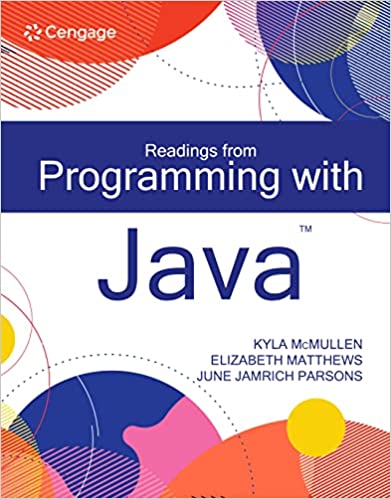 (eBook PDF)Readings From Programming with Java by Kyla McMullen , Elizabeth Matthews