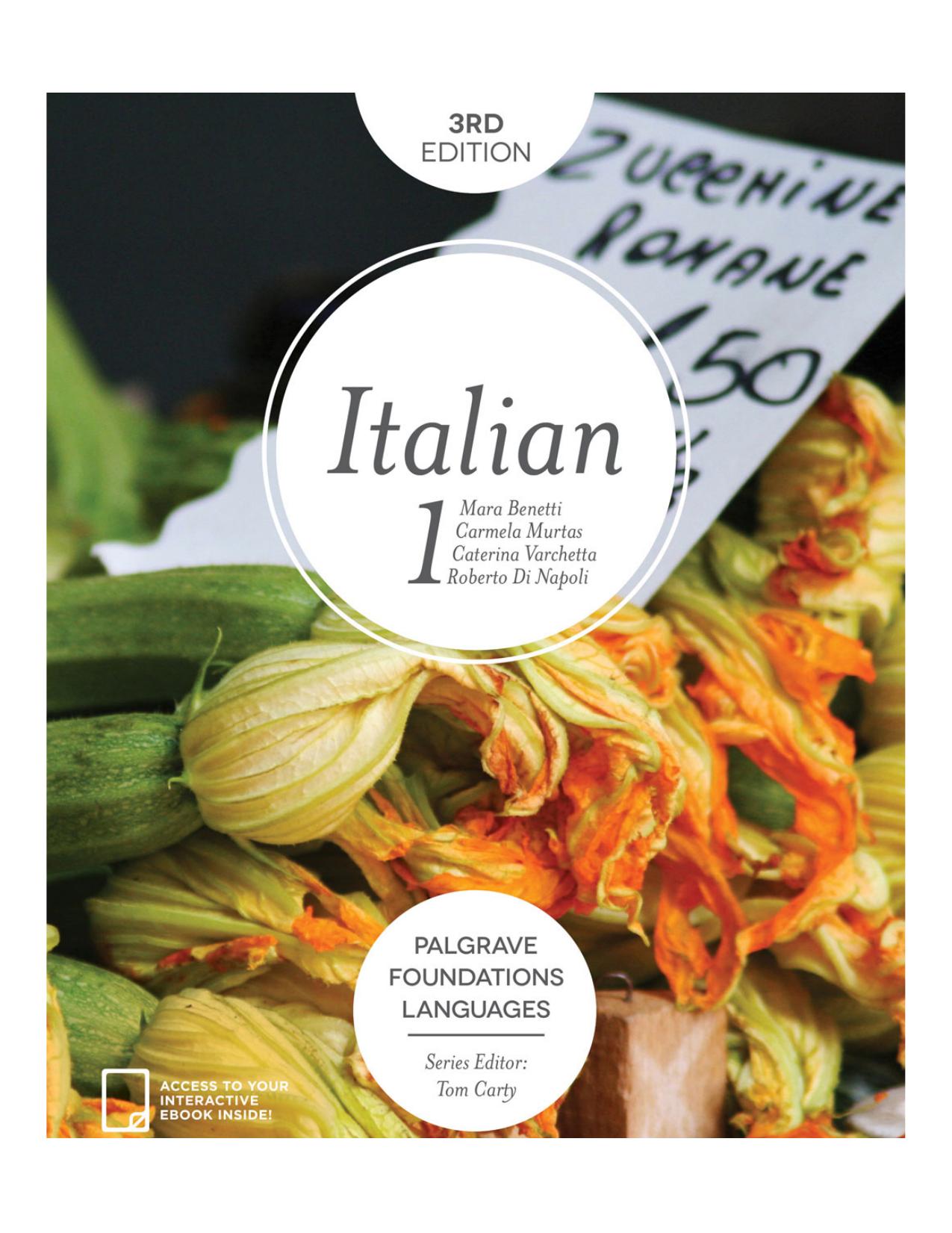 (eBook PDF)Foundations Italian 1 3rd Edition by Mara Benetti 