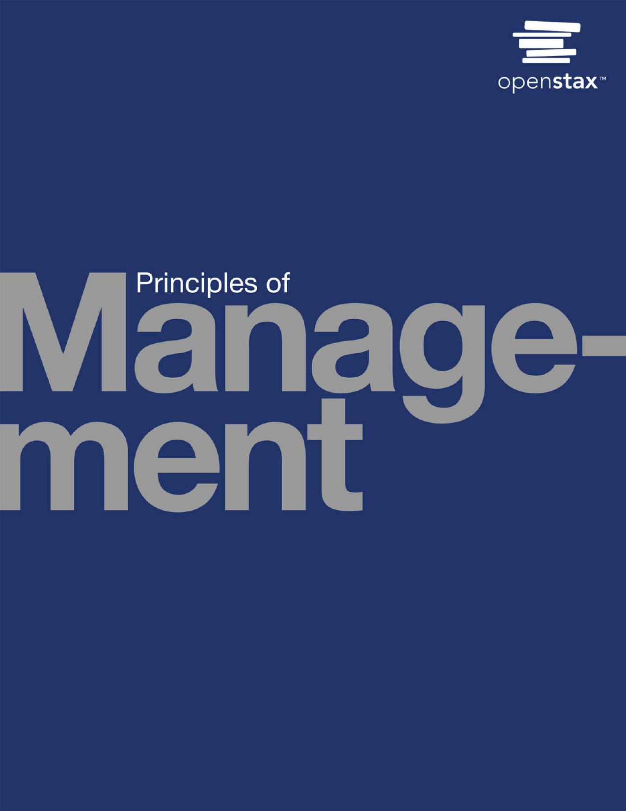 (eBook PDF)Principles of Management 1st Edition by OpenStax Featured,OpenStax