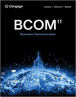 (eBook PDF)BCOM Business Communication 11th Edition  by Carol M. Lehman,Debbie D. DuFrene,Robyn Walker