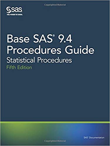 (eBook PDF)Base SAS 9.4 Procedures Guide Statistical Procedures, Fifth Edition by SAS (Creator)