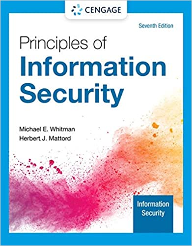 (eBook PDF)Principles of Information Security 7th Edition by Michael E. Whitman , Herbert J. Mattord