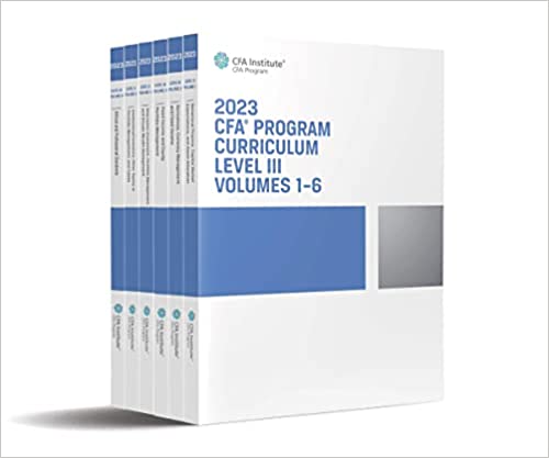 (eBook PDF)2023 CFA Program Curriculum Level III Box Set 6 Books by CFA Institute