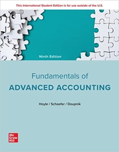 (eBook PDF)ISE Ebook Fundamentals Of Advanced Accounting 9th Edition  by Joe Ben Hoyle,Thomas Schaefer,Timothy Doupnik