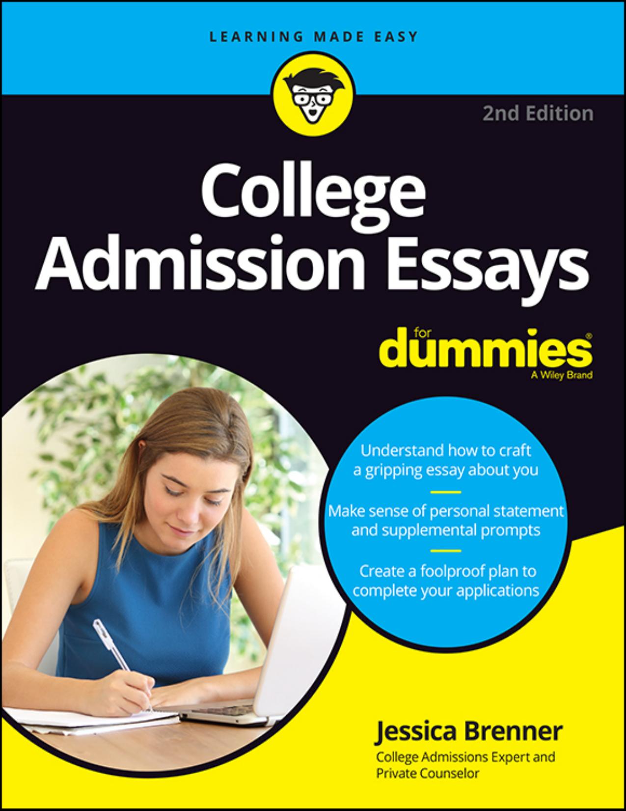 (eBook PDF)College Admission Essays For Dummies 2nd Edition by Jessica Brenner