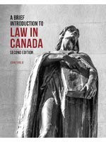 (eBook PDF)A Brief Introduction to Law in Canada 2nd Edition  by John Fairlie 